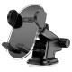 Автомобільний тримач Hoco H3 Shiny press type (center console) dark night Black
